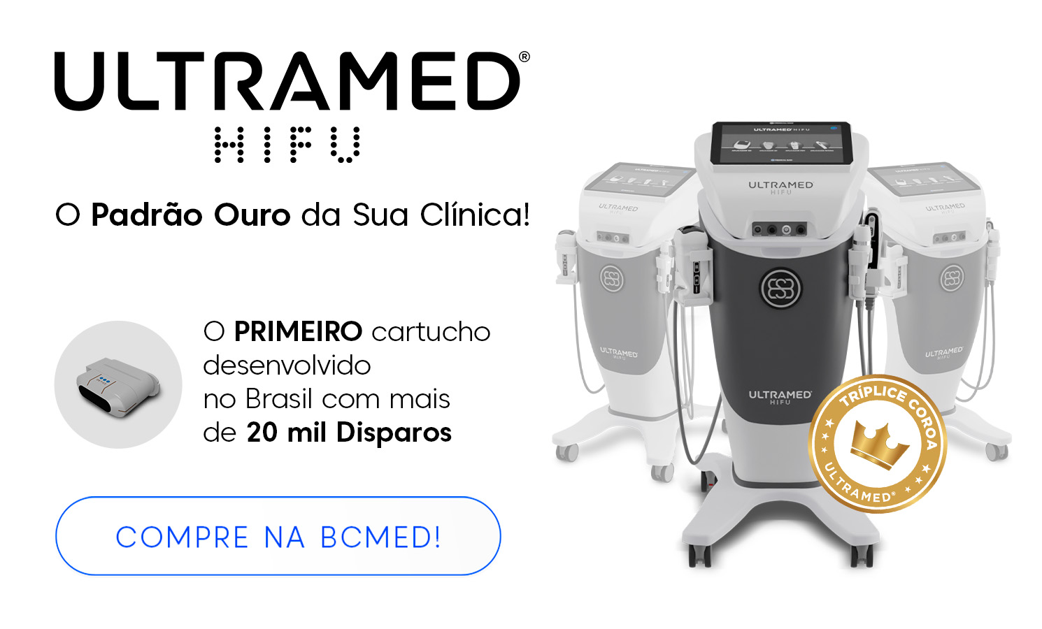 Novo Ultramed HIFU - Ultrassom Microfocado e Macrofocado - Medical